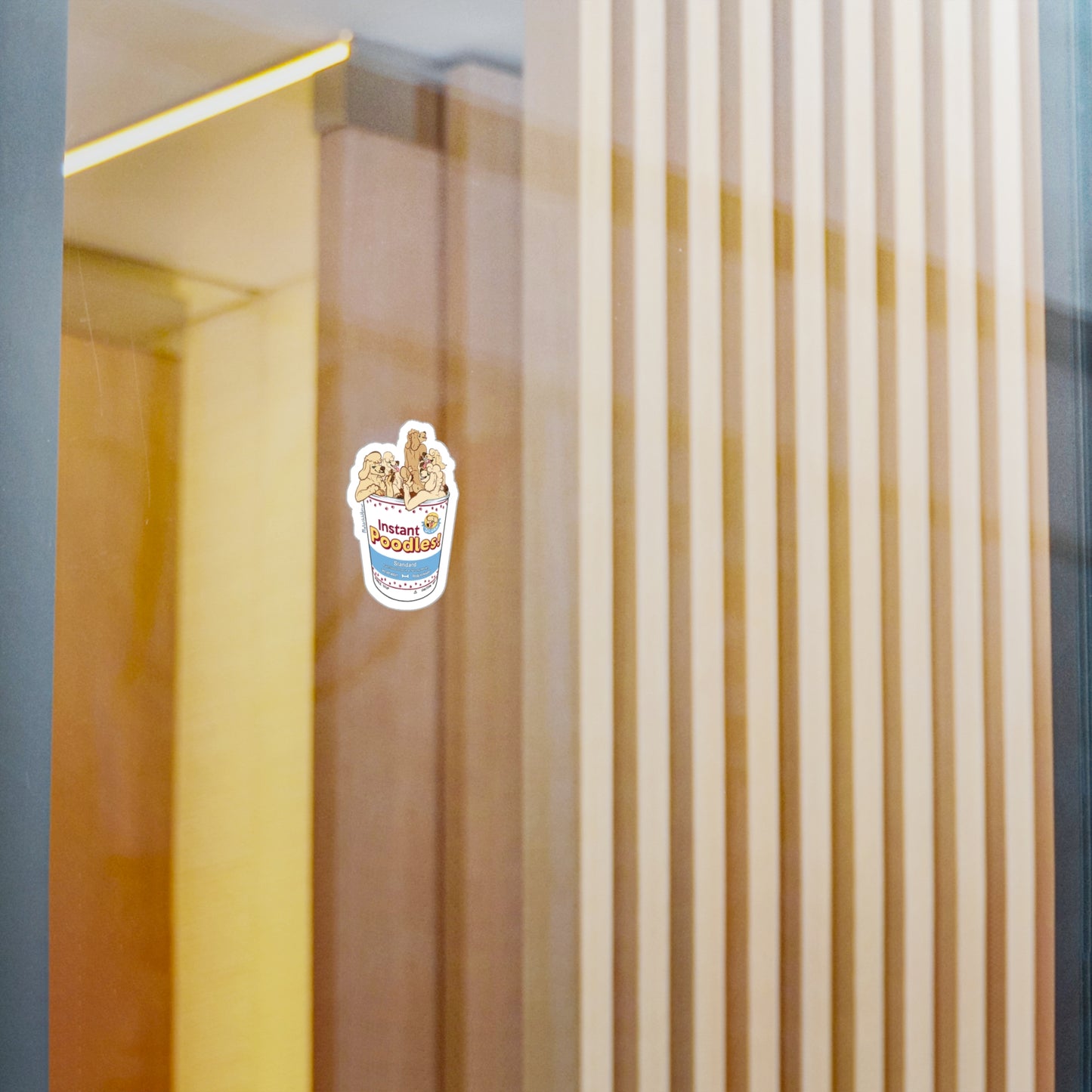 "Instant Poodles" Vinyl Sticker