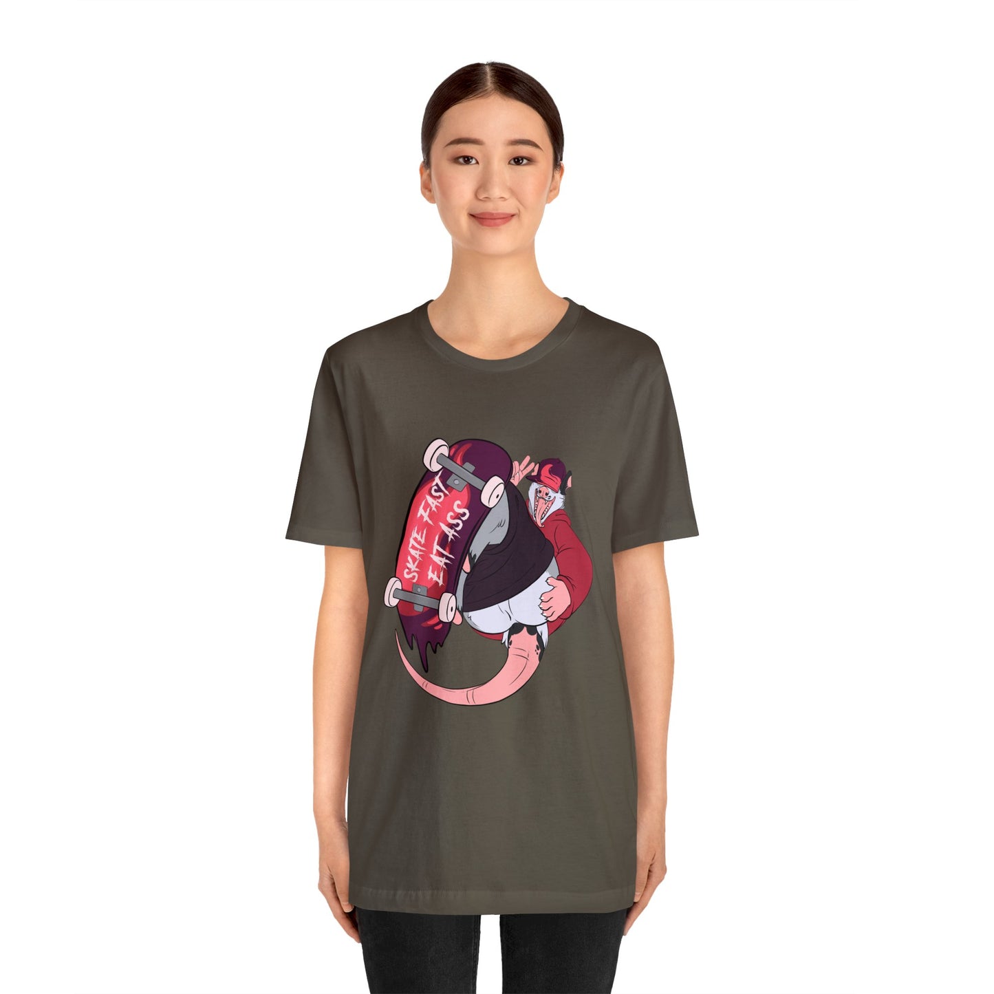 "Skate Fast, Eat Ass" Unisex T-Shirt - Line Butt