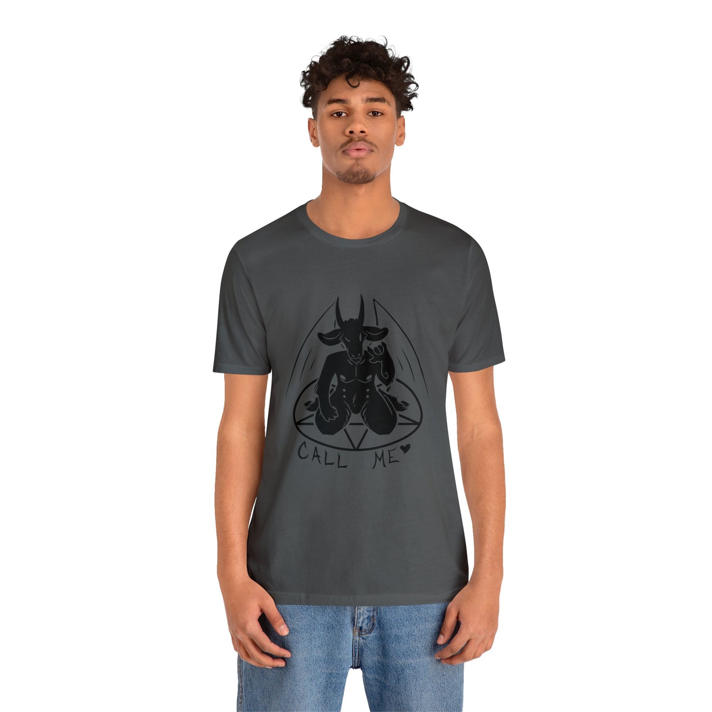 "Call Me" Unisex T-Shirt - Black Print