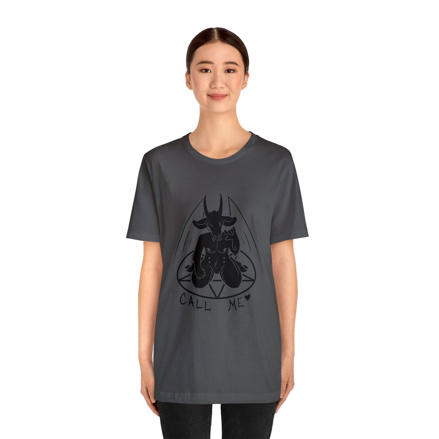 "Call Me" Unisex T-Shirt - Black Print
