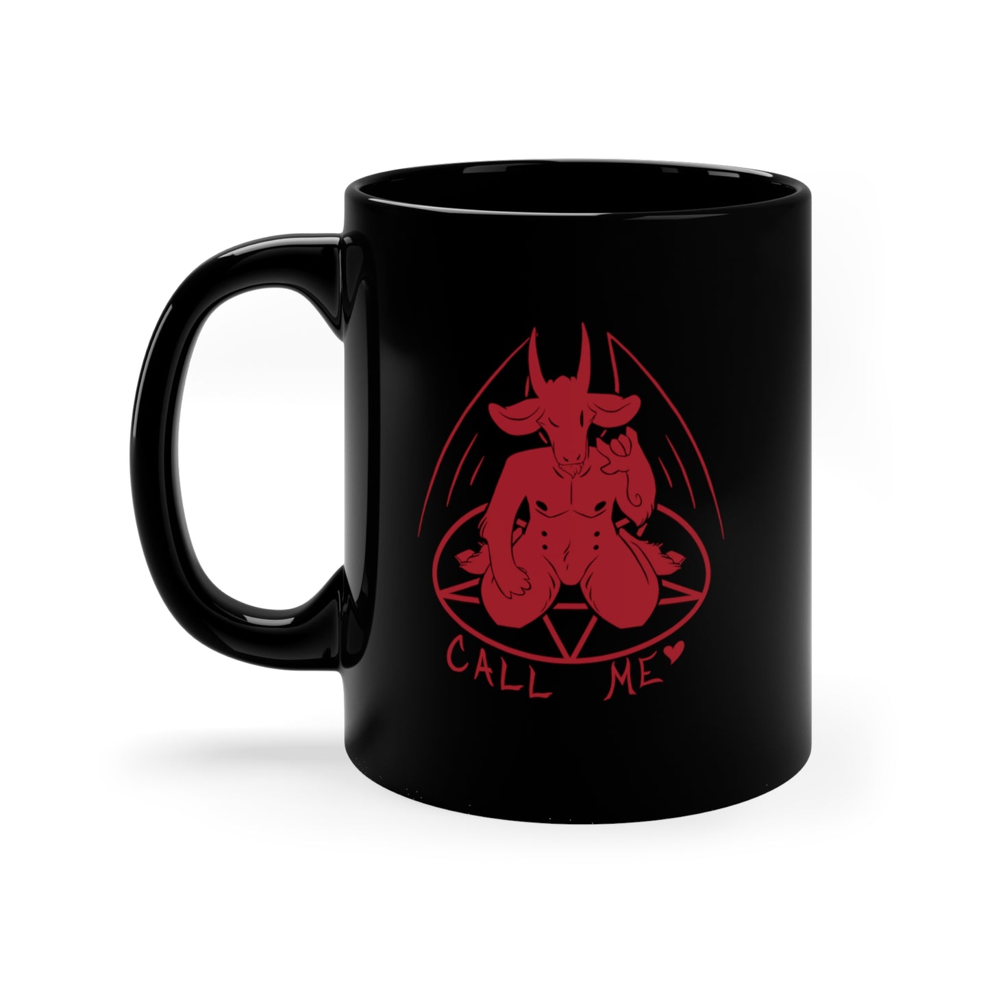 "Call Me" 11oz Black Mug
