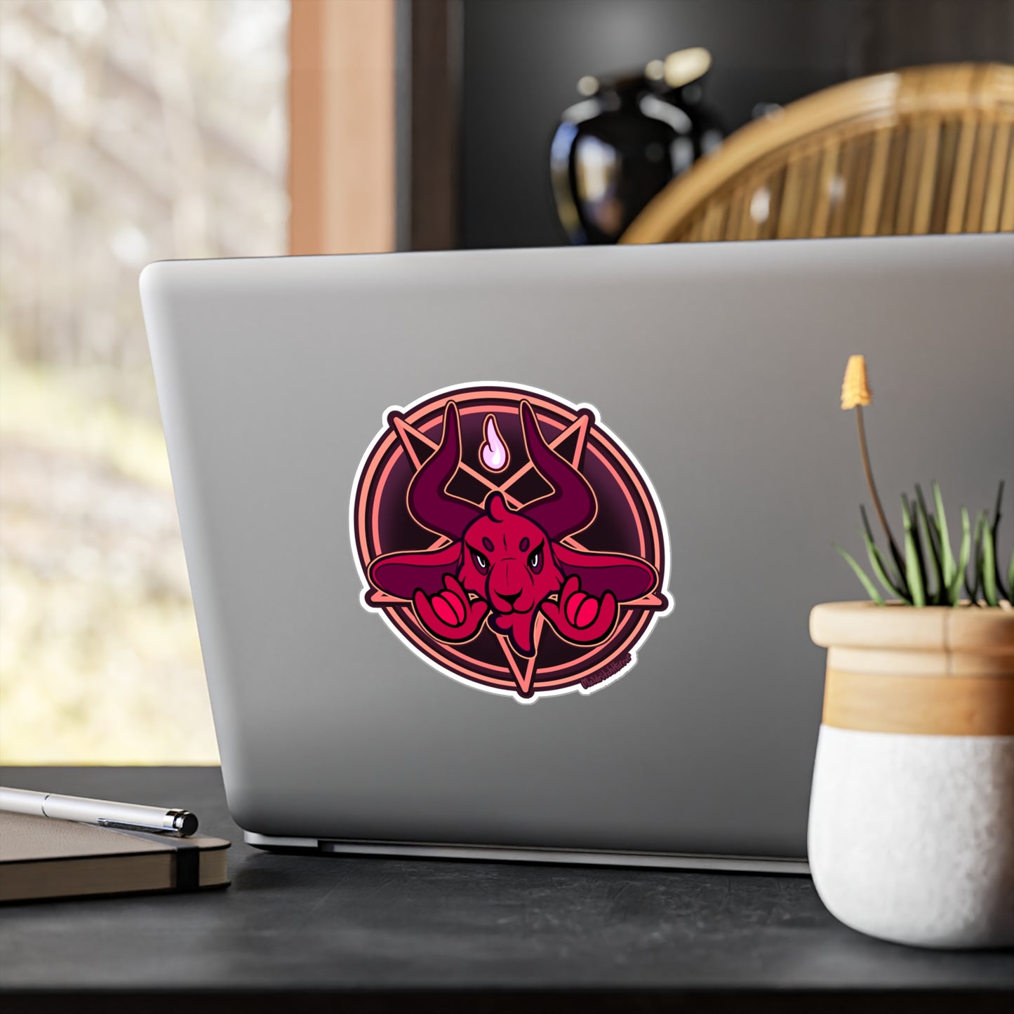 "Unholy Horns" Vinyl Sticker