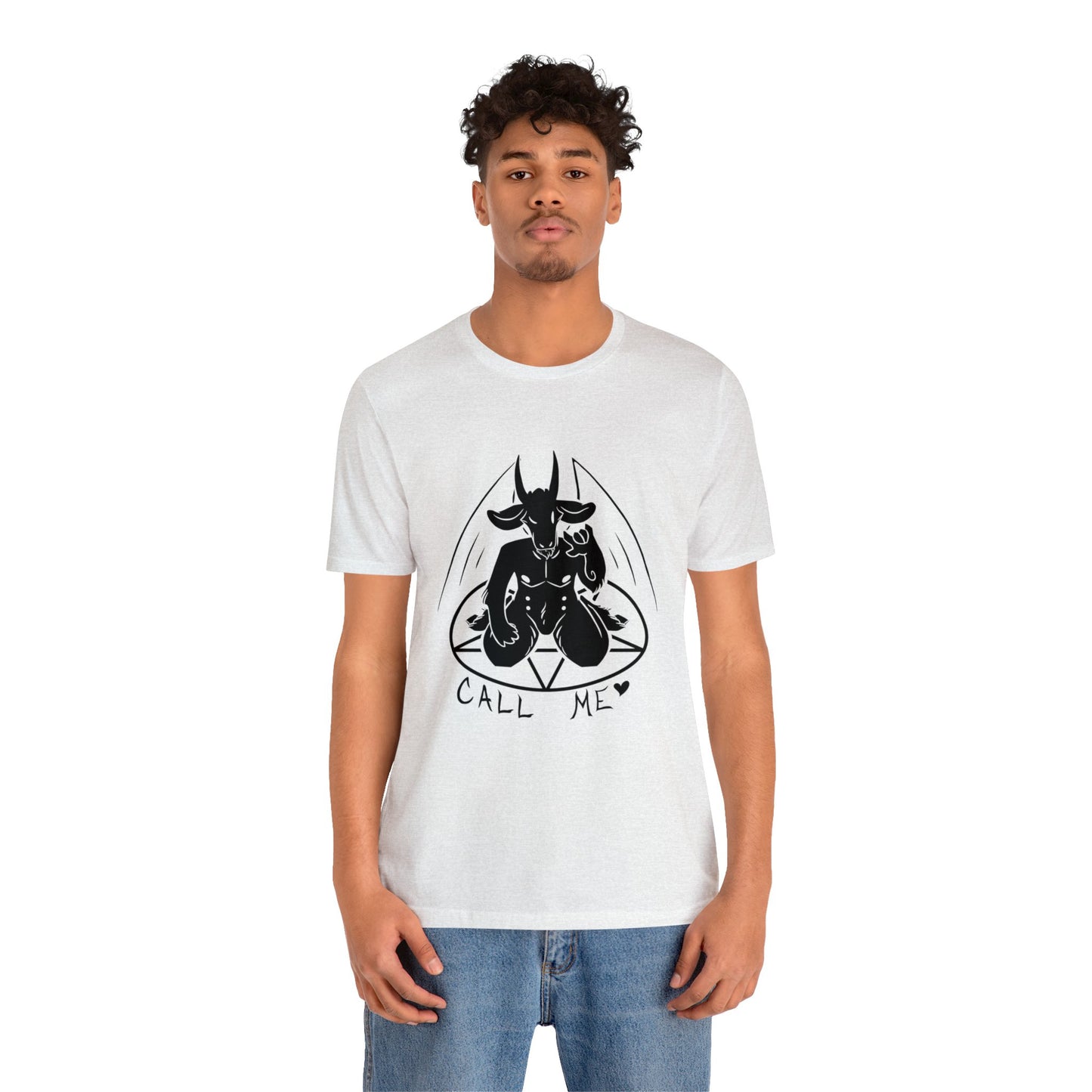 "Call Me" Unisex T-Shirt - Black Print