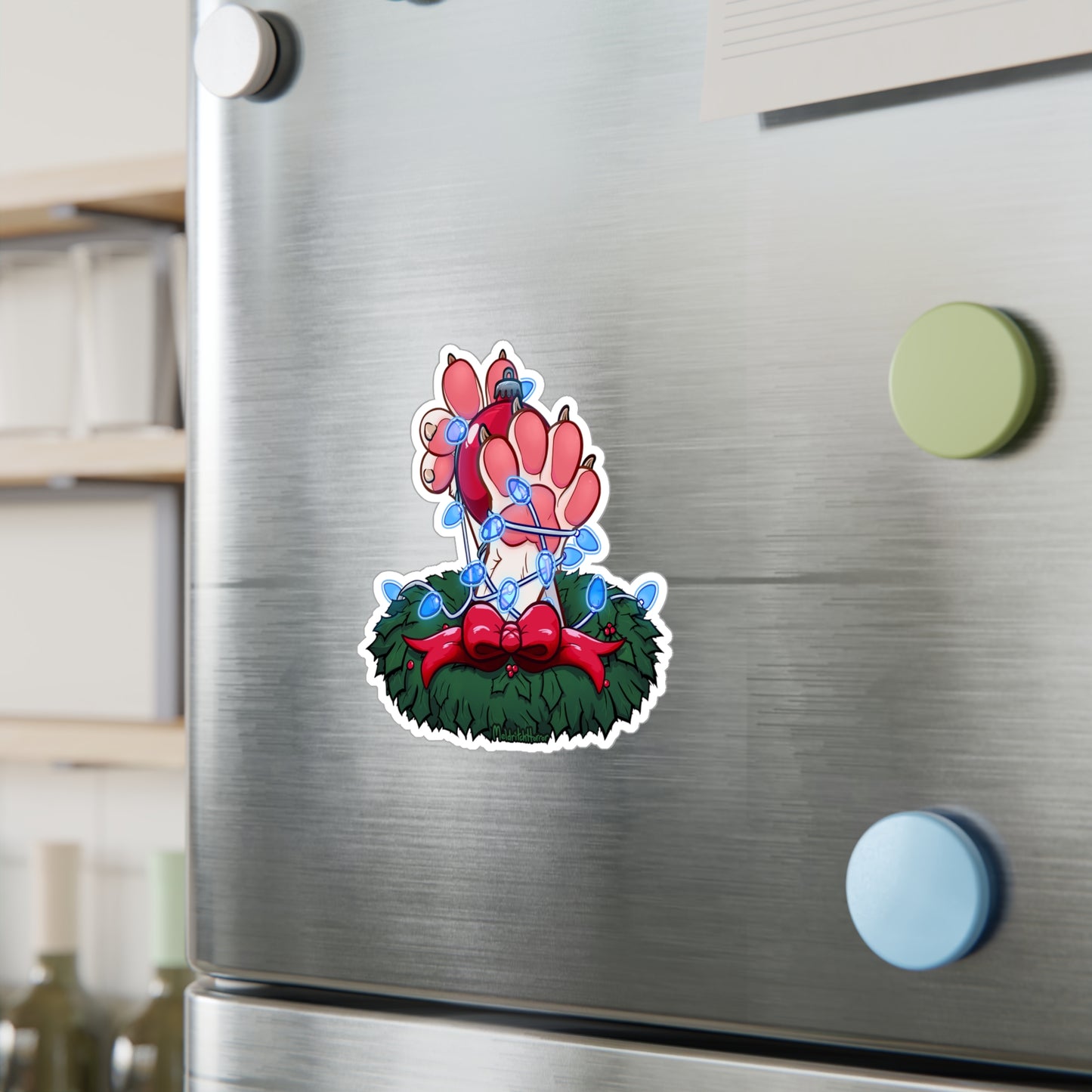 "Deck the Paws" Vinyl Sticker