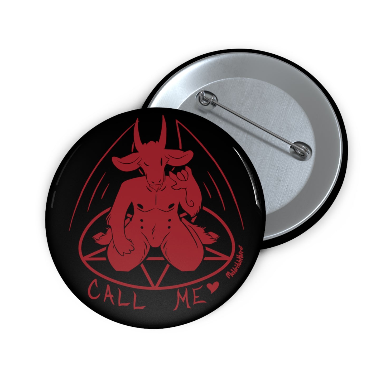 "Call Me" Pin Button