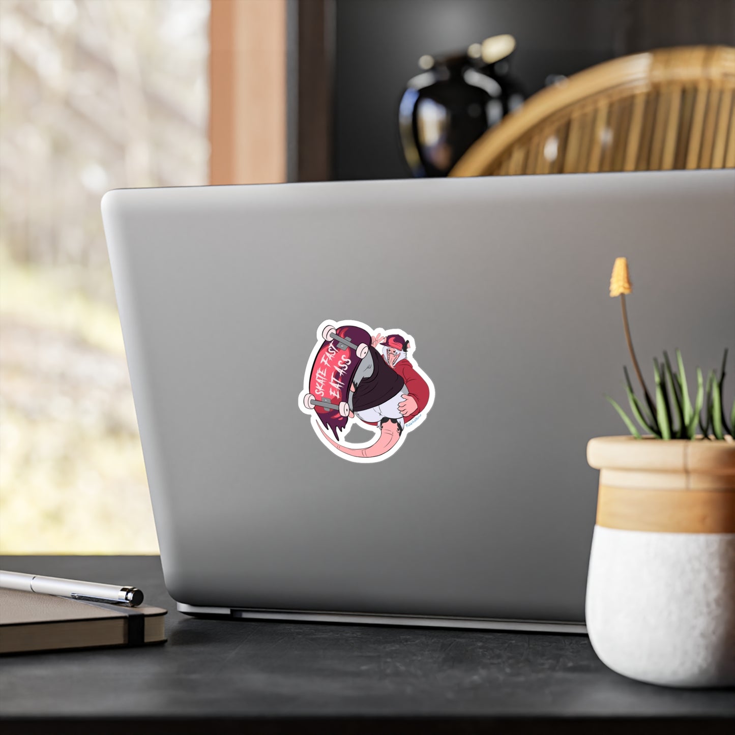 "Skate Fast, Eat Ass" Vinyl Sticker - X Butt