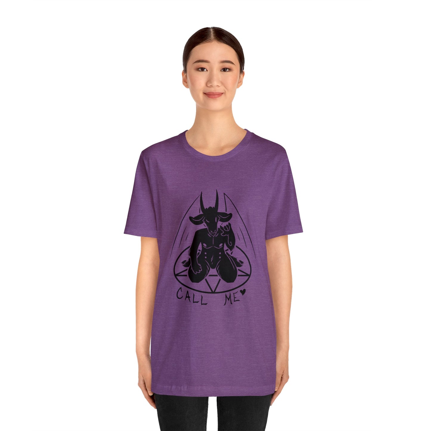 "Call Me" Unisex T-Shirt - Black Print