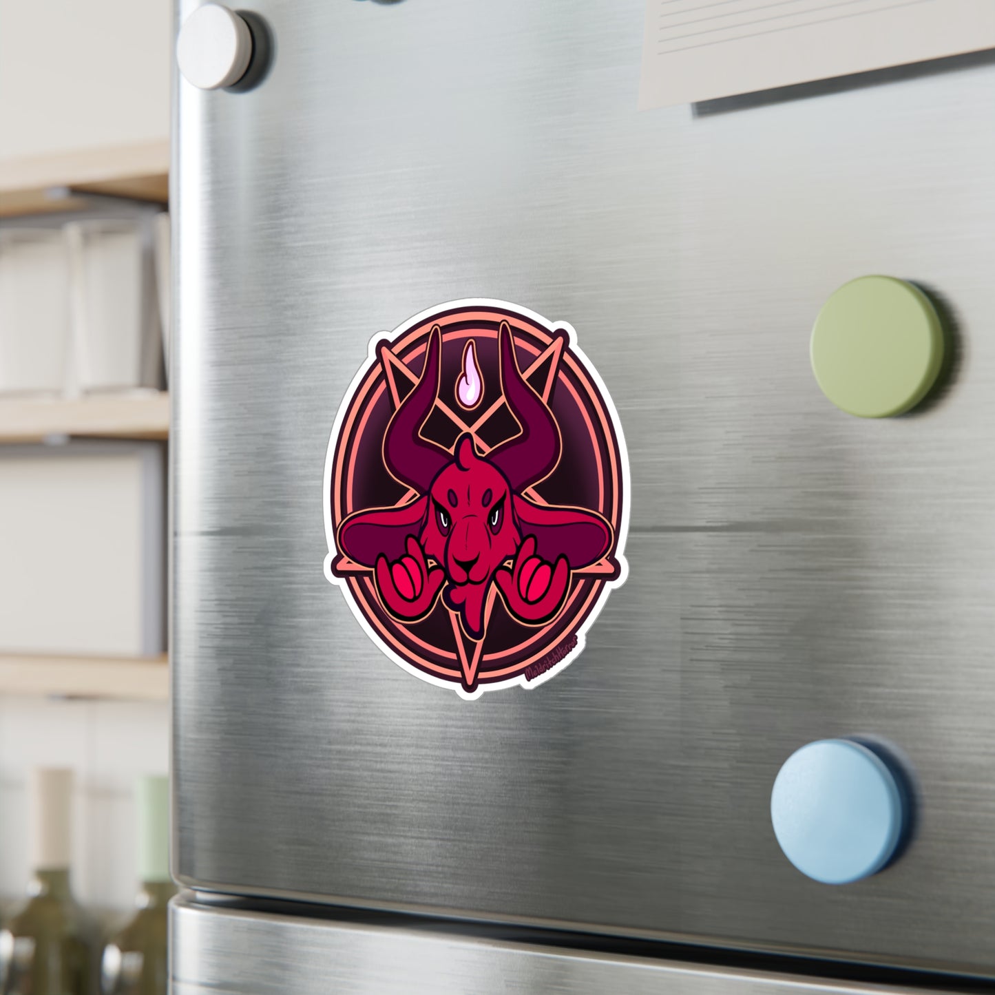 "Unholy Horns" Vinyl Sticker