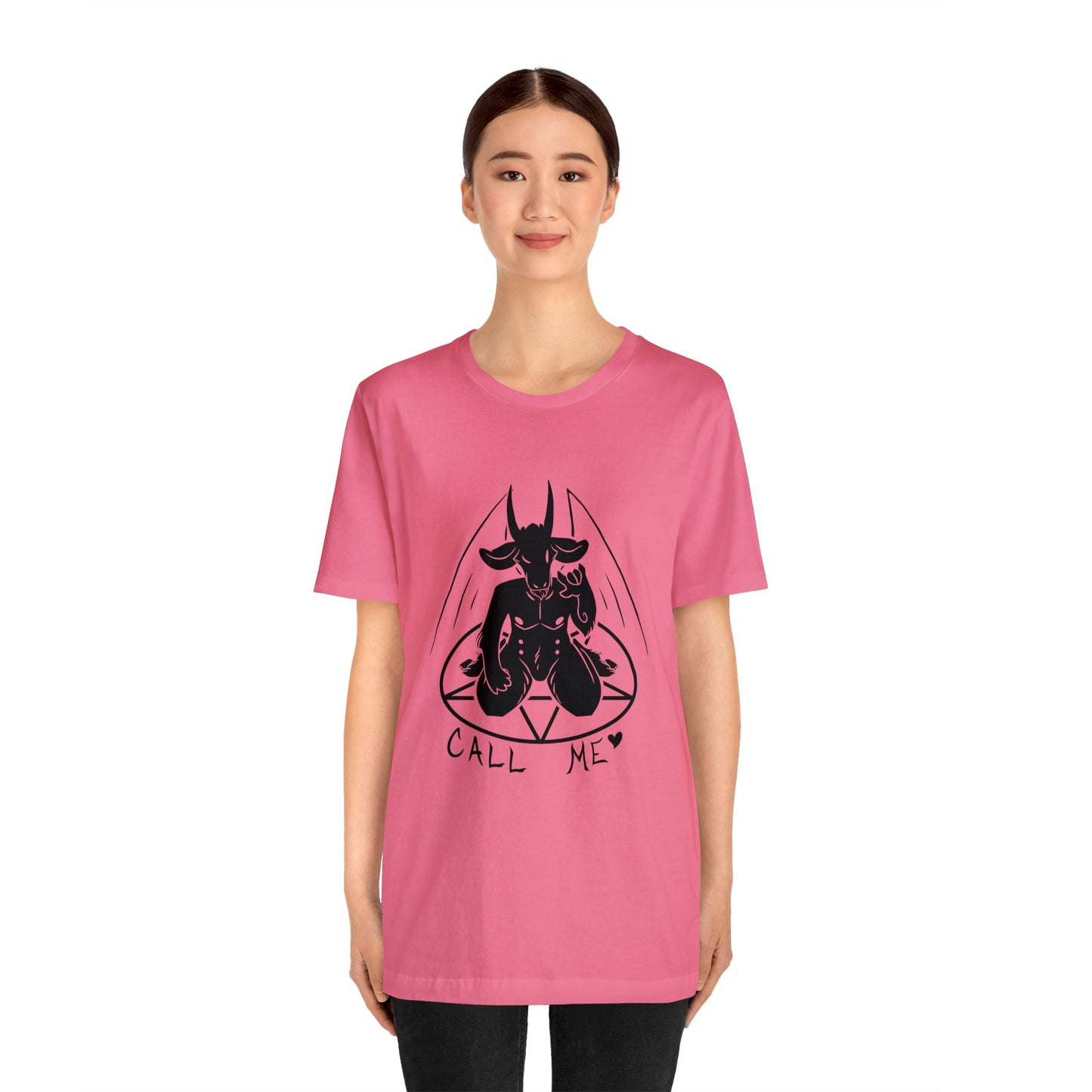 "Call Me" Unisex T-Shirt - Black Print