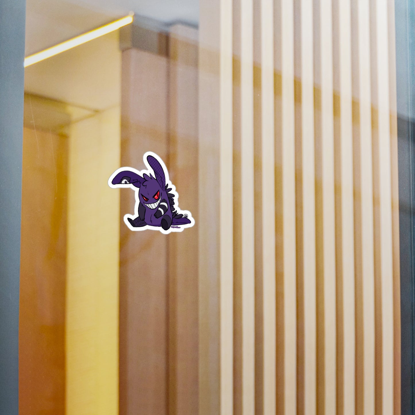 "Patchwork Ghost Plushie" Vinyl Sticker