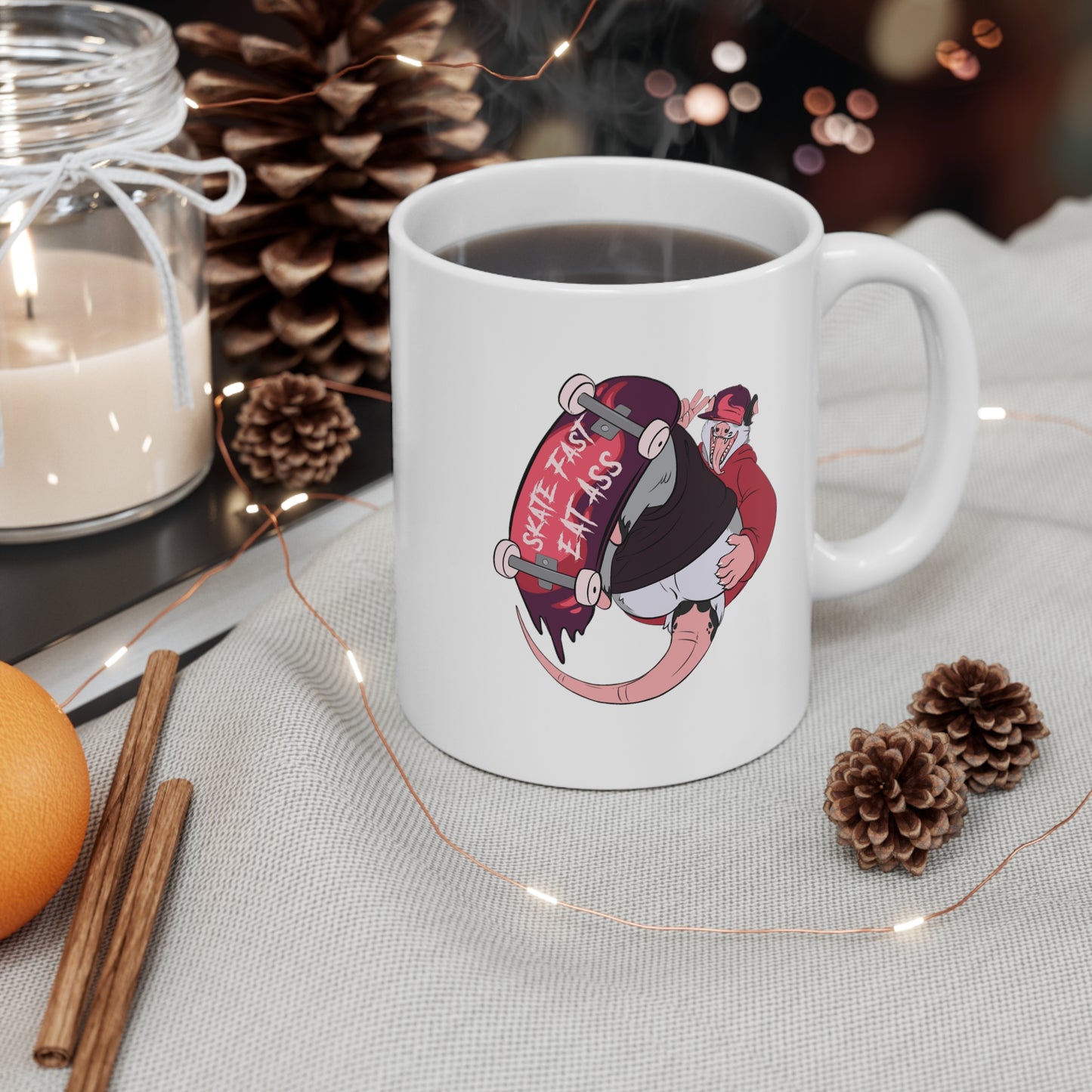 "Skate Fast, Eat Ass" 11oz Mug