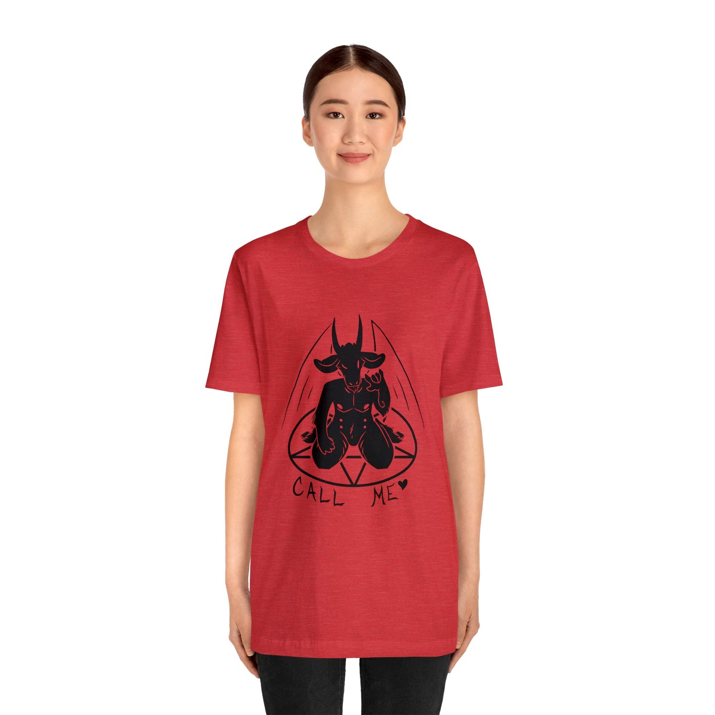"Call Me" Unisex T-Shirt - Black Print