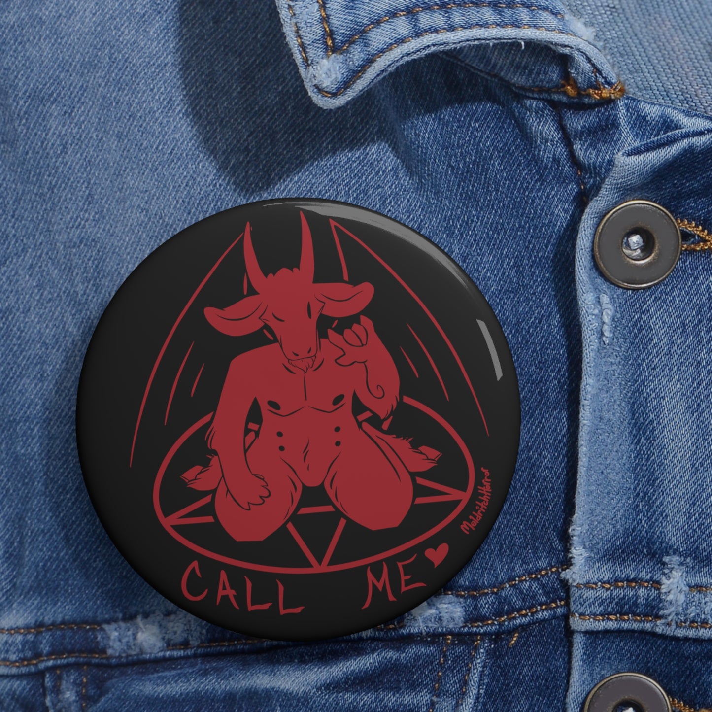 "Call Me" Pin Button