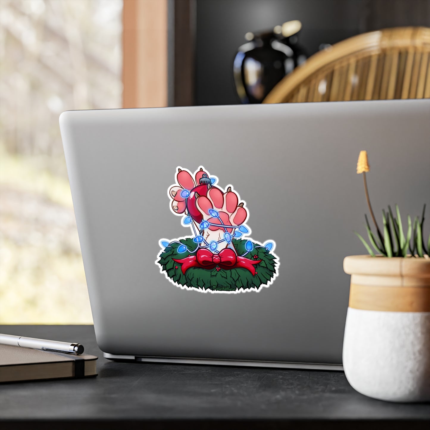 "Deck the Paws" Vinyl Sticker