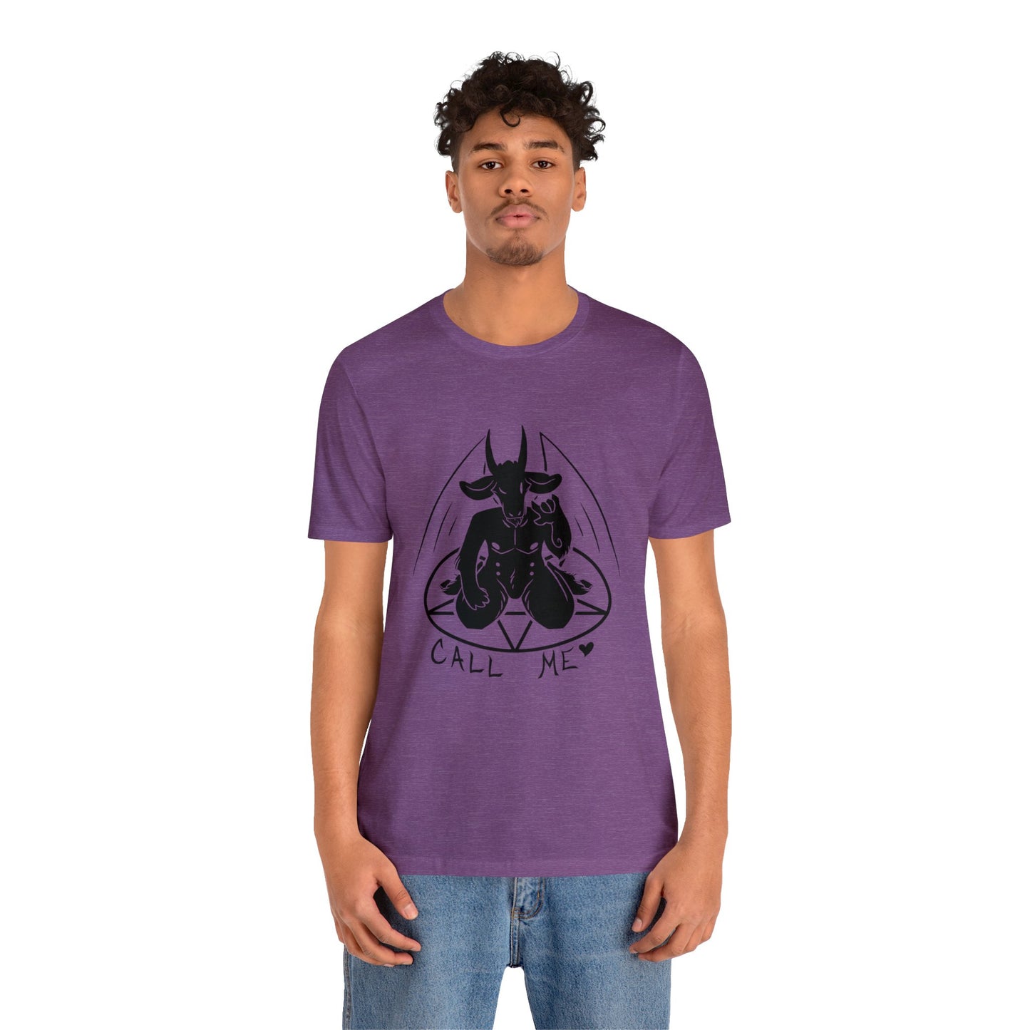 "Call Me" Unisex T-Shirt - Black Print