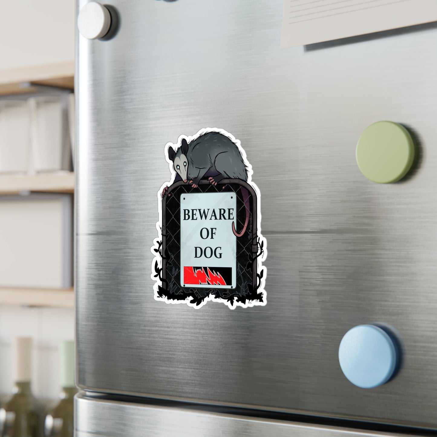 "Beware of Dog" Vinyl Sticker