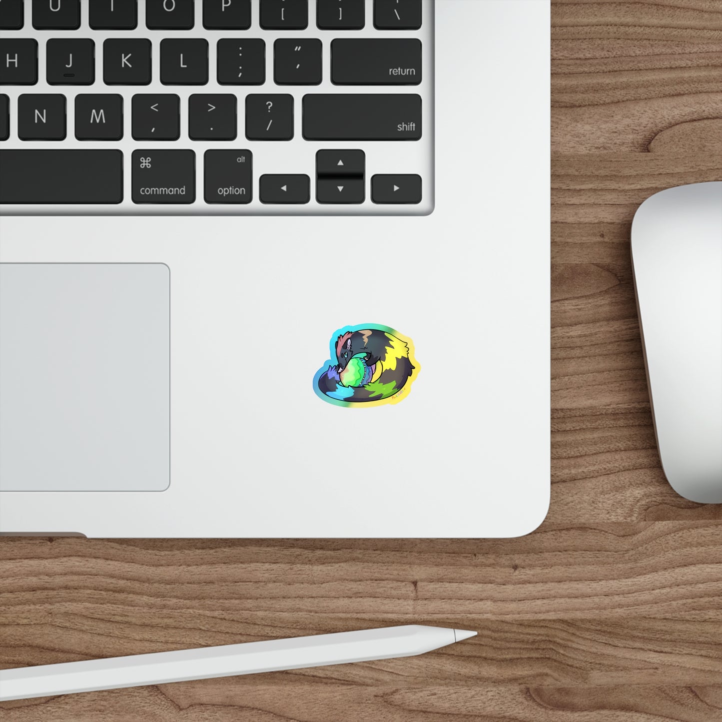 "Beezle" Holographic Sticker - Darklight