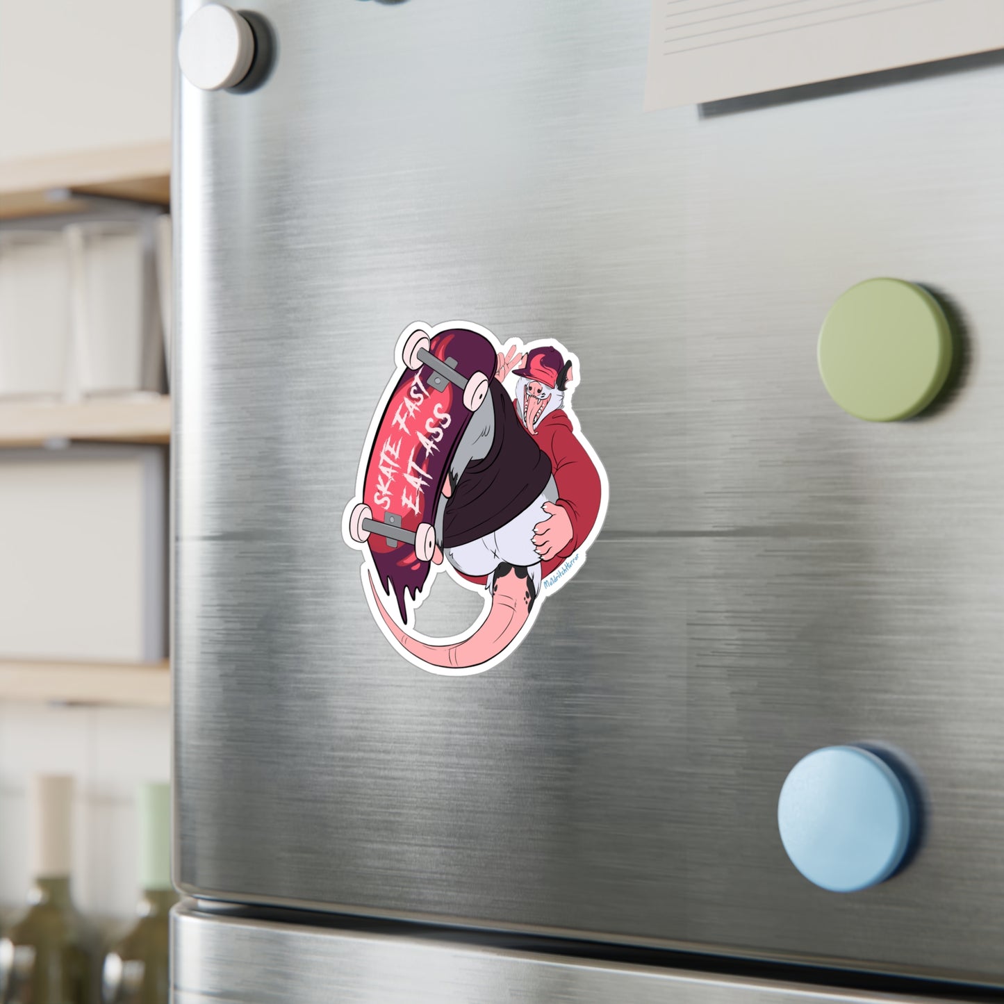 "Skate Fast, Eat Ass" Vinyl Sticker - X Butt