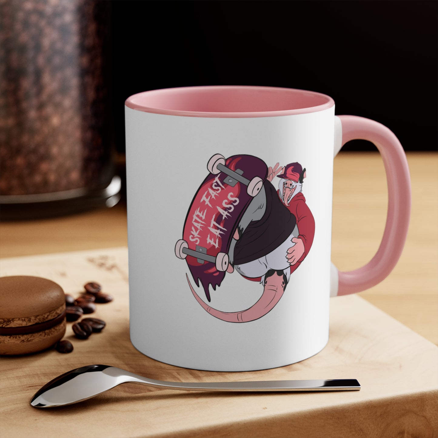 "Skate Fast, Eat Ass" 11oz Accent Mug
