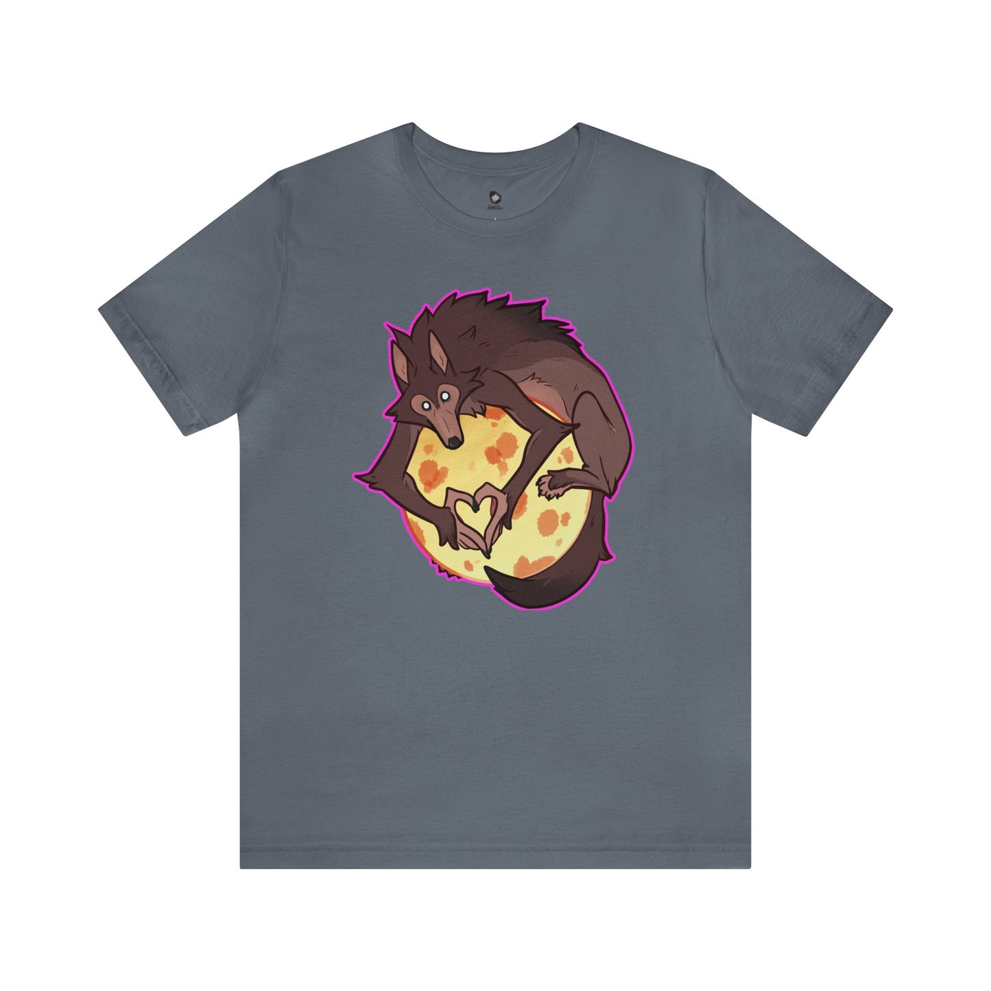 "Over the Moon" Unisex T-Shirt - Orange Moon