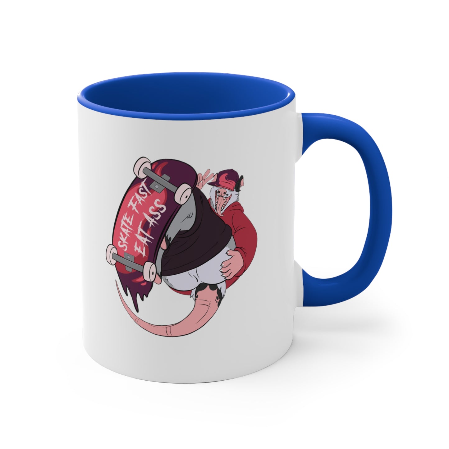 "Skate Fast, Eat Ass" 11oz Accent Mug