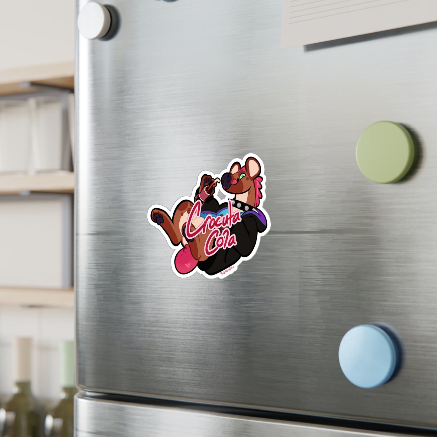 "Crocuta Cola" Vinyl Sticker - With Text