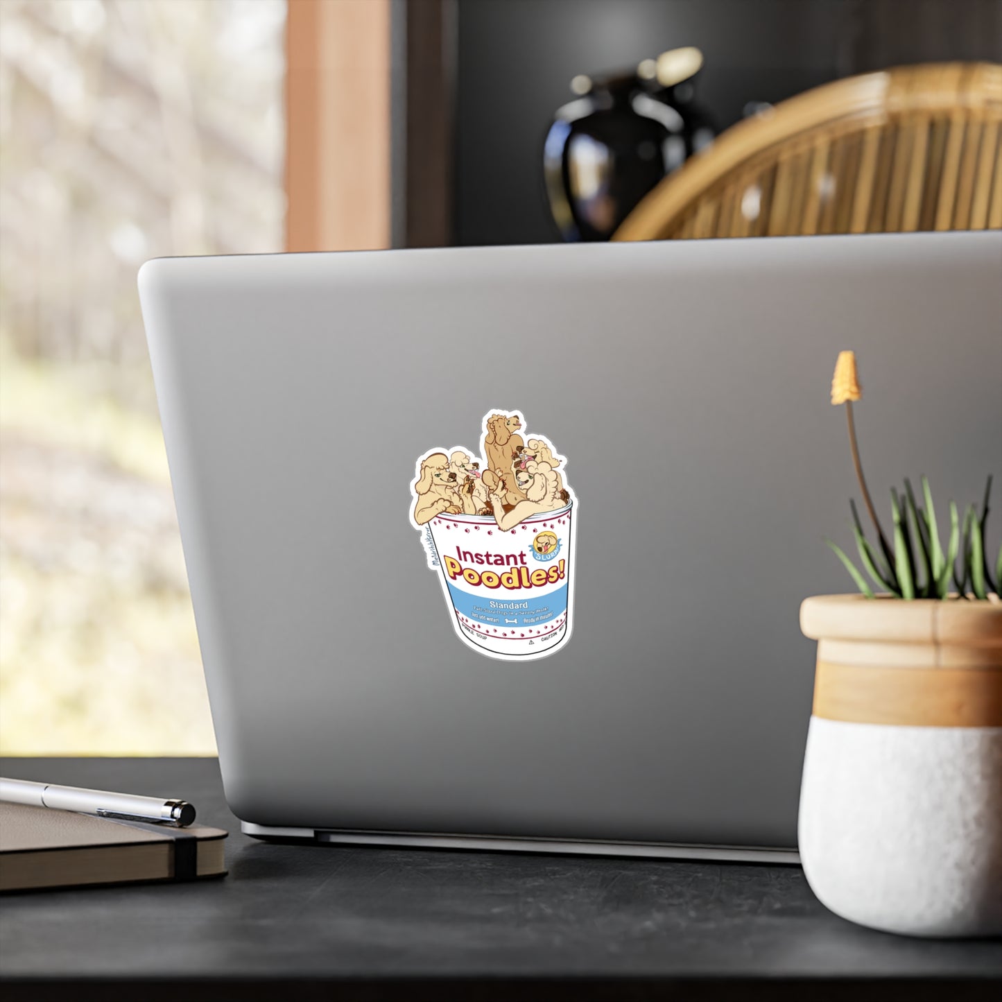 "Instant Poodles" Vinyl Sticker