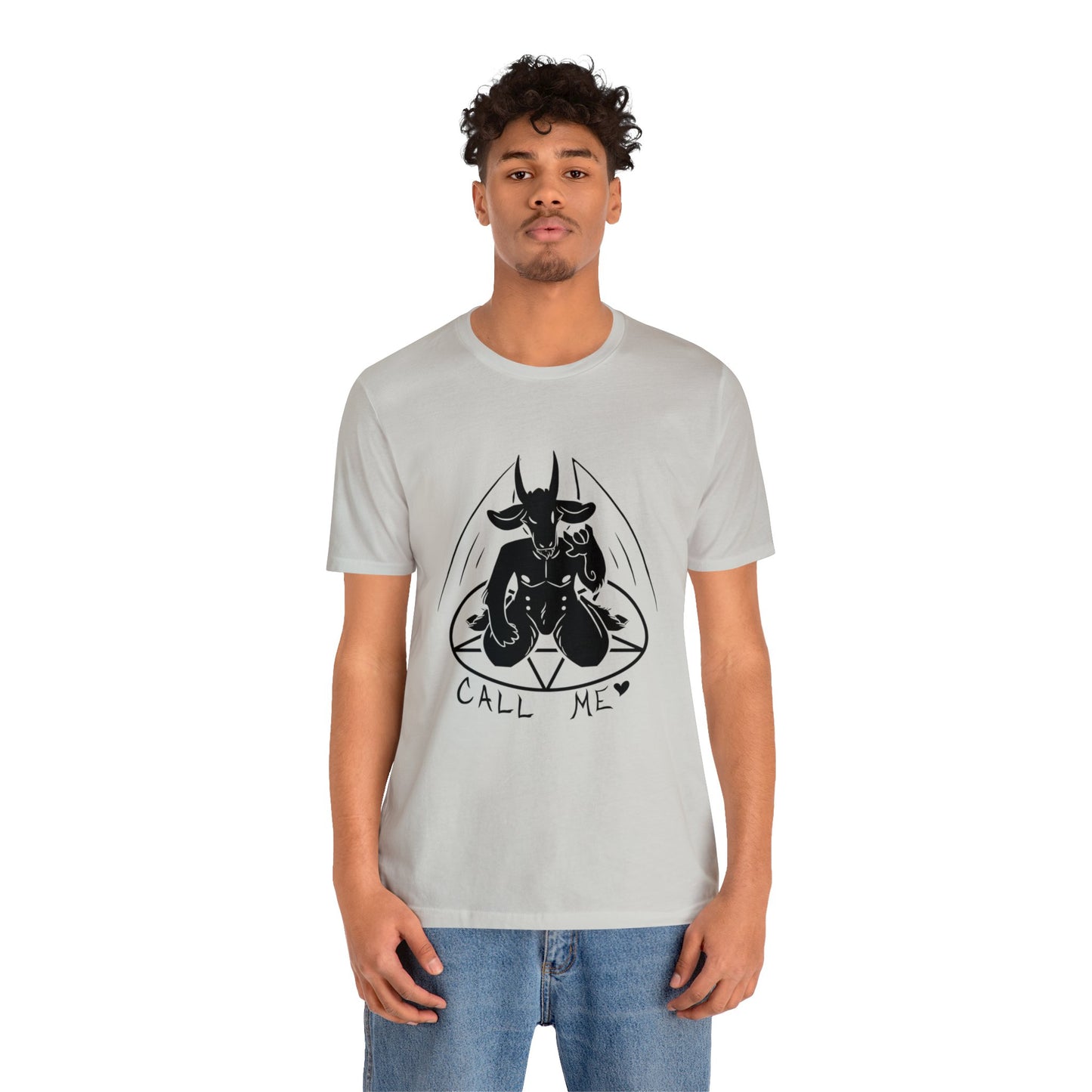 "Call Me" Unisex T-Shirt - Black Print