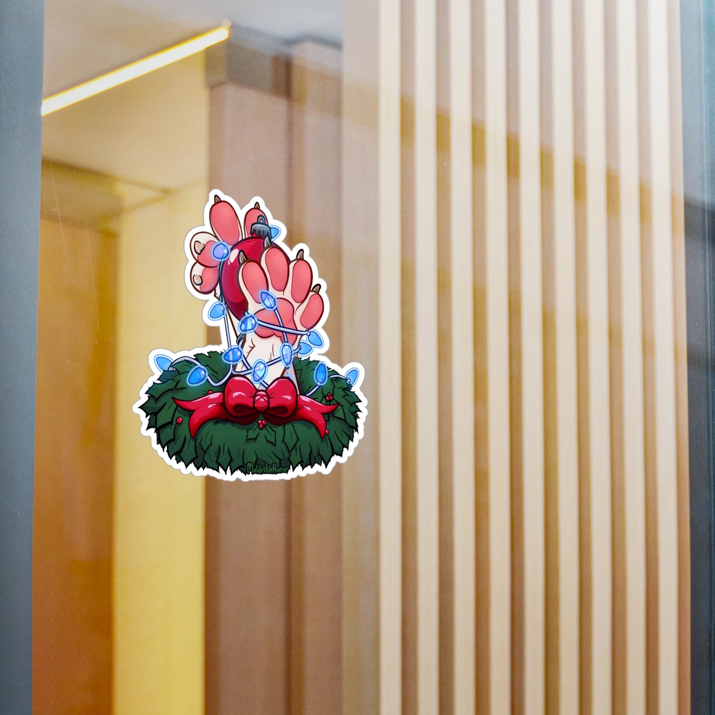 "Deck the Paws" Vinyl Sticker