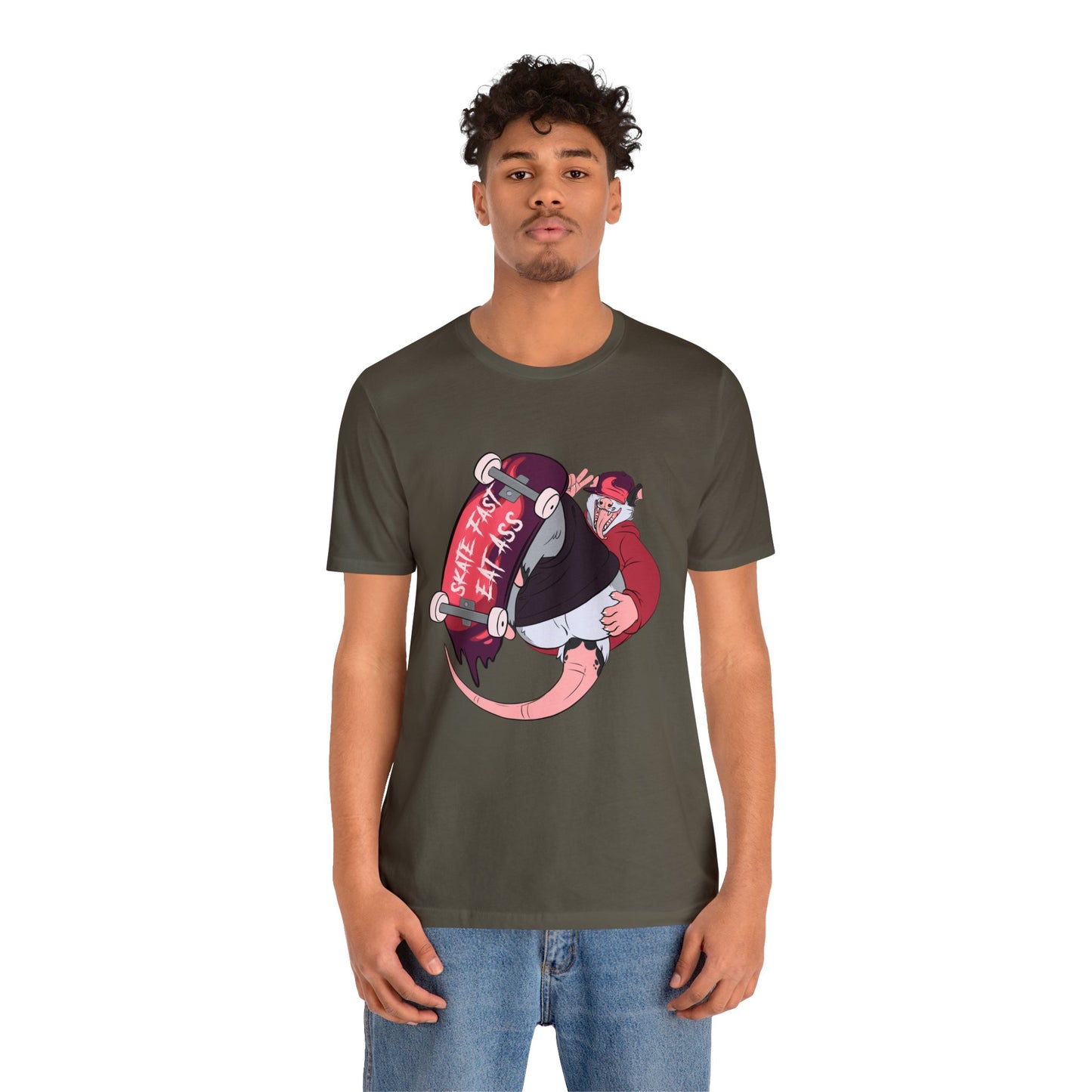 "Skate Fast, Eat Ass" Unisex T-Shirt - Line Butt