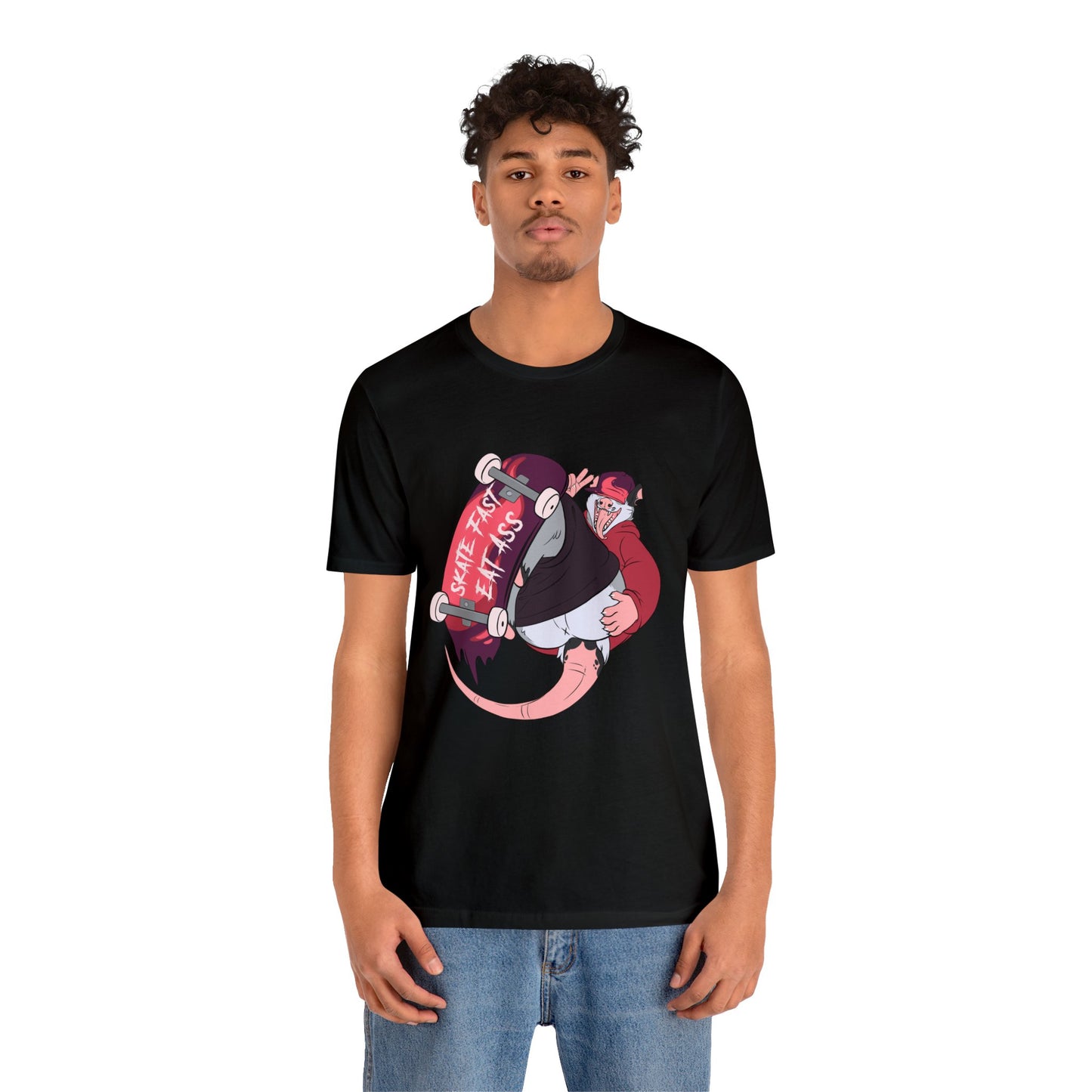 "Skate Fast, Eat Ass" Unisex T-Shirt - Line Butt