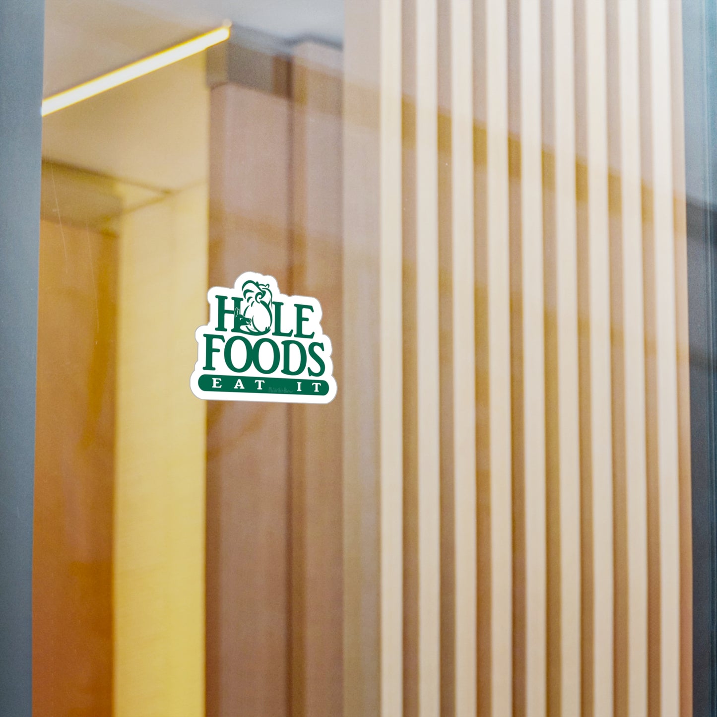 "Hole Foods" Vinyl Sticker