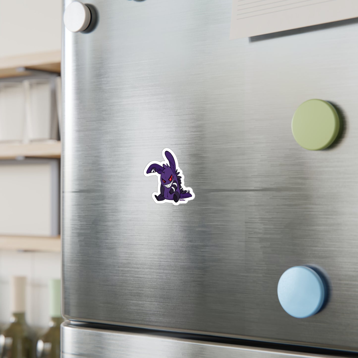 "Patchwork Ghost Plushie" Vinyl Sticker