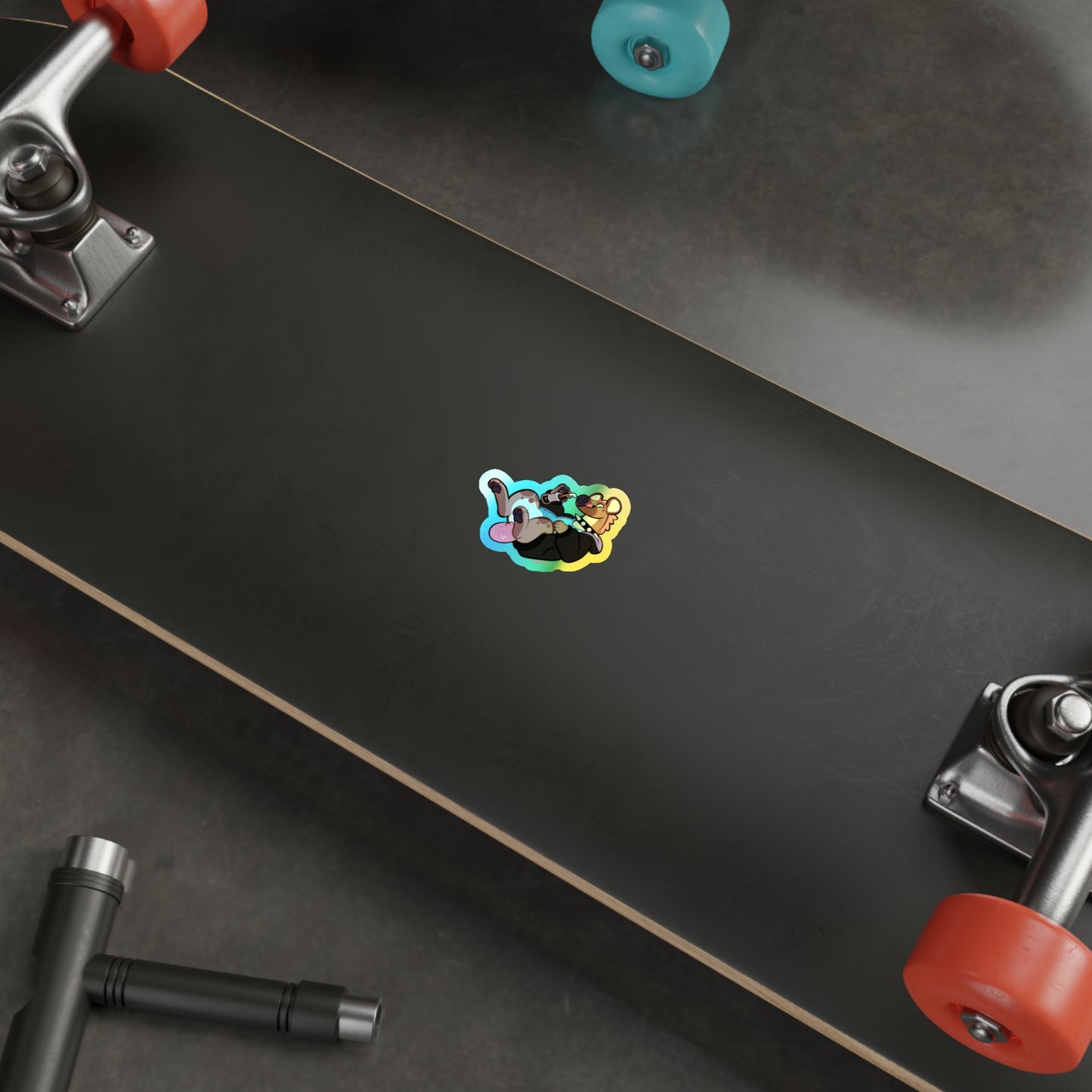 "Crocuta Cola" Holographic Sticker - No Text