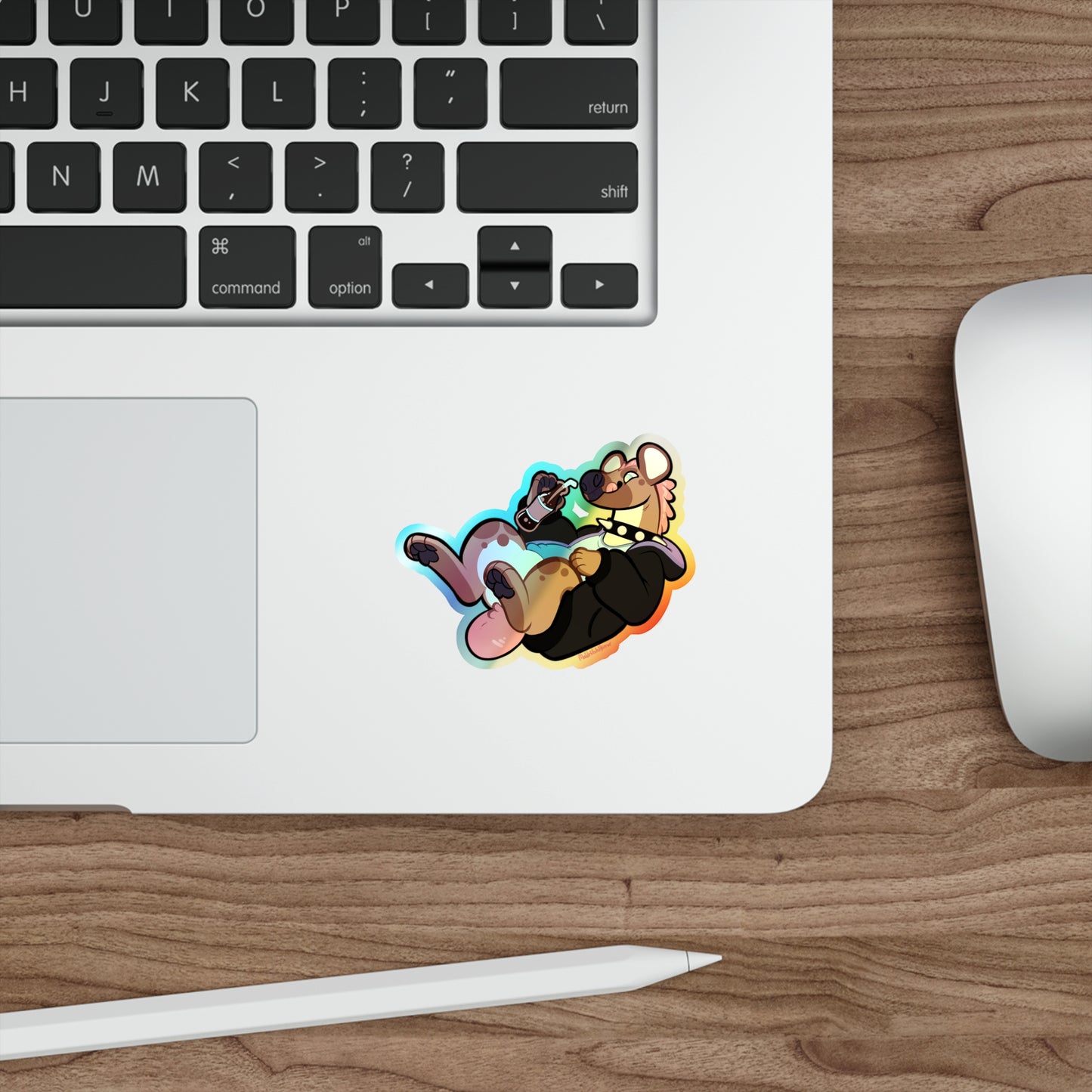 "Crocuta Cola" Holographic Sticker - No Text