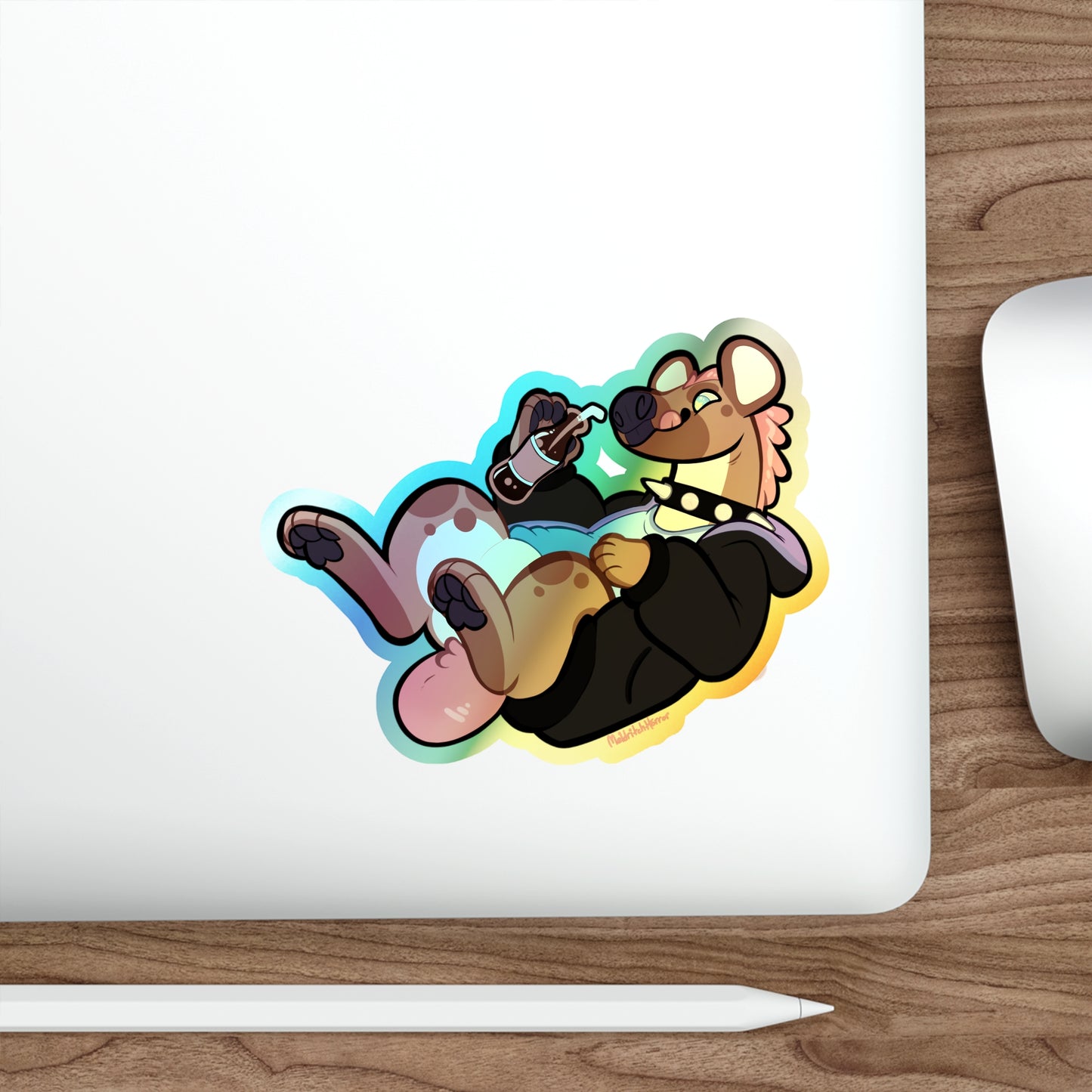 "Crocuta Cola" Holographic Sticker - No Text
