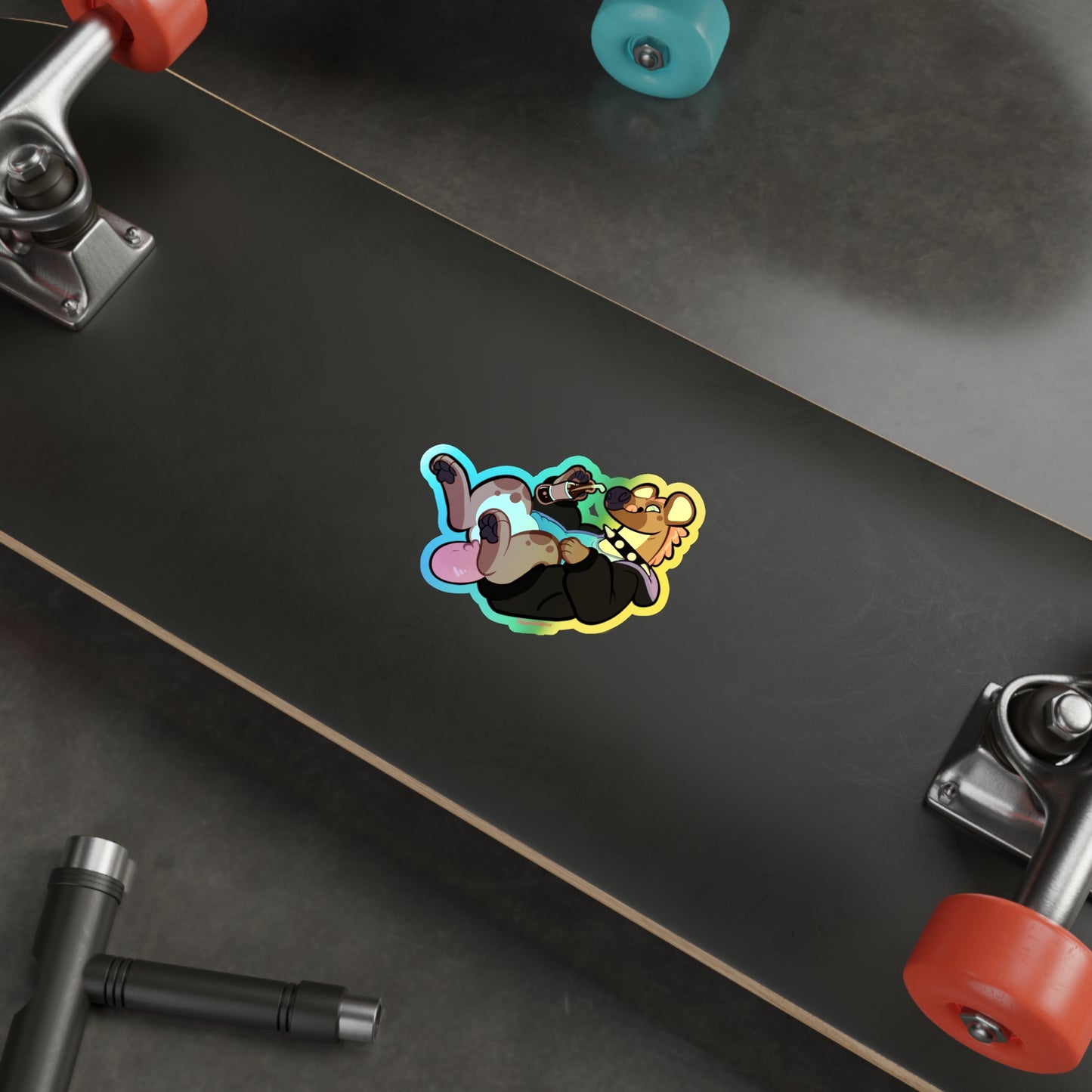 "Crocuta Cola" Holographic Sticker - No Text
