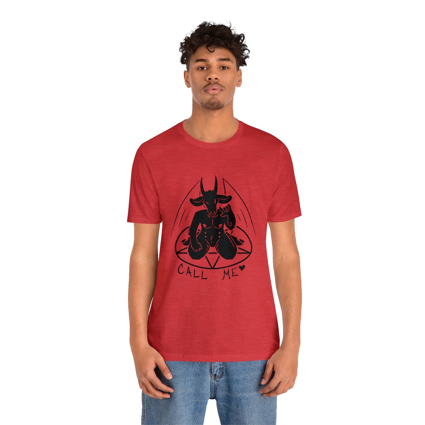 "Call Me" Unisex T-Shirt - Black Print