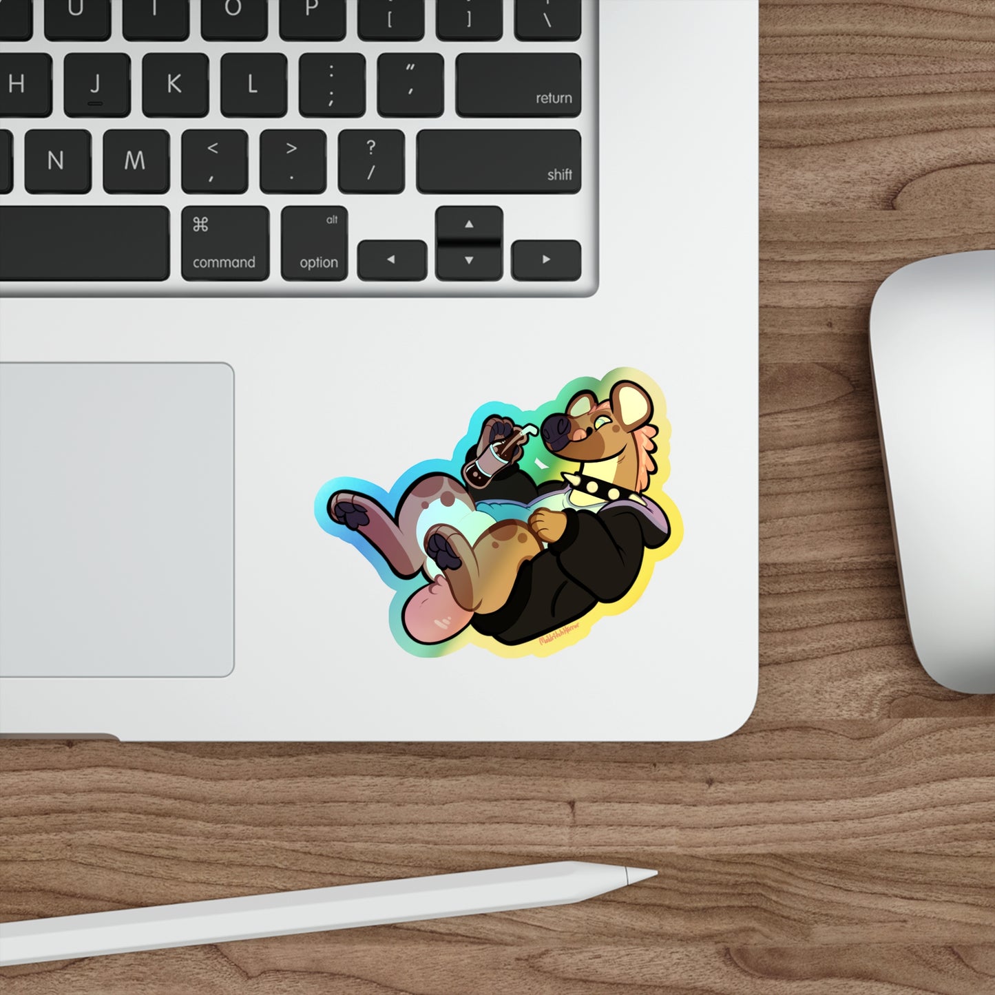 "Crocuta Cola" Holographic Sticker - No Text