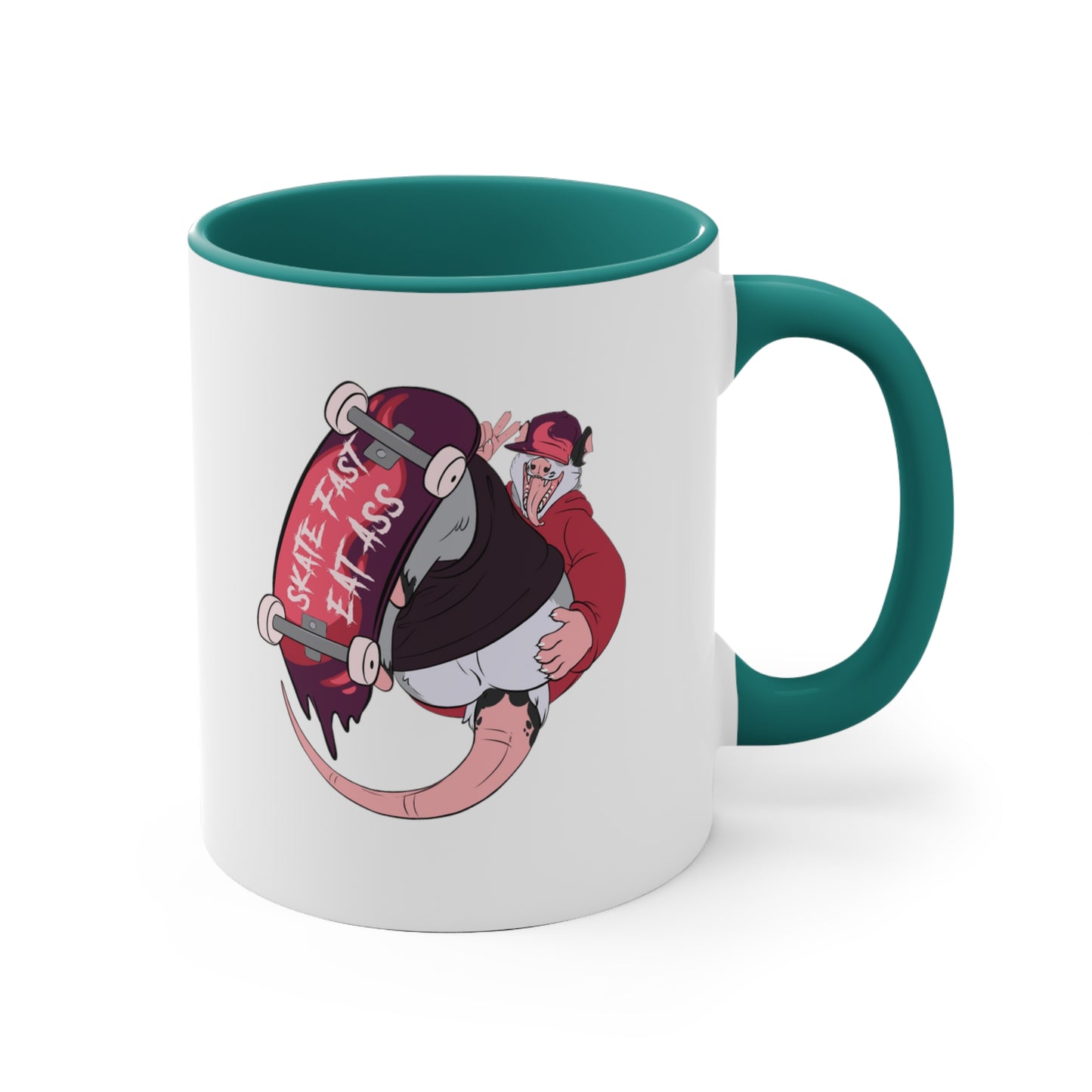 "Skate Fast, Eat Ass" 11oz Accent Mug