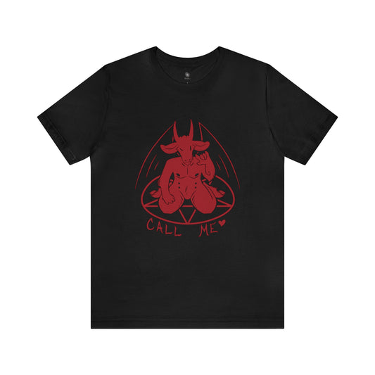 "Call Me" Unisex T-Shirt - Original Red