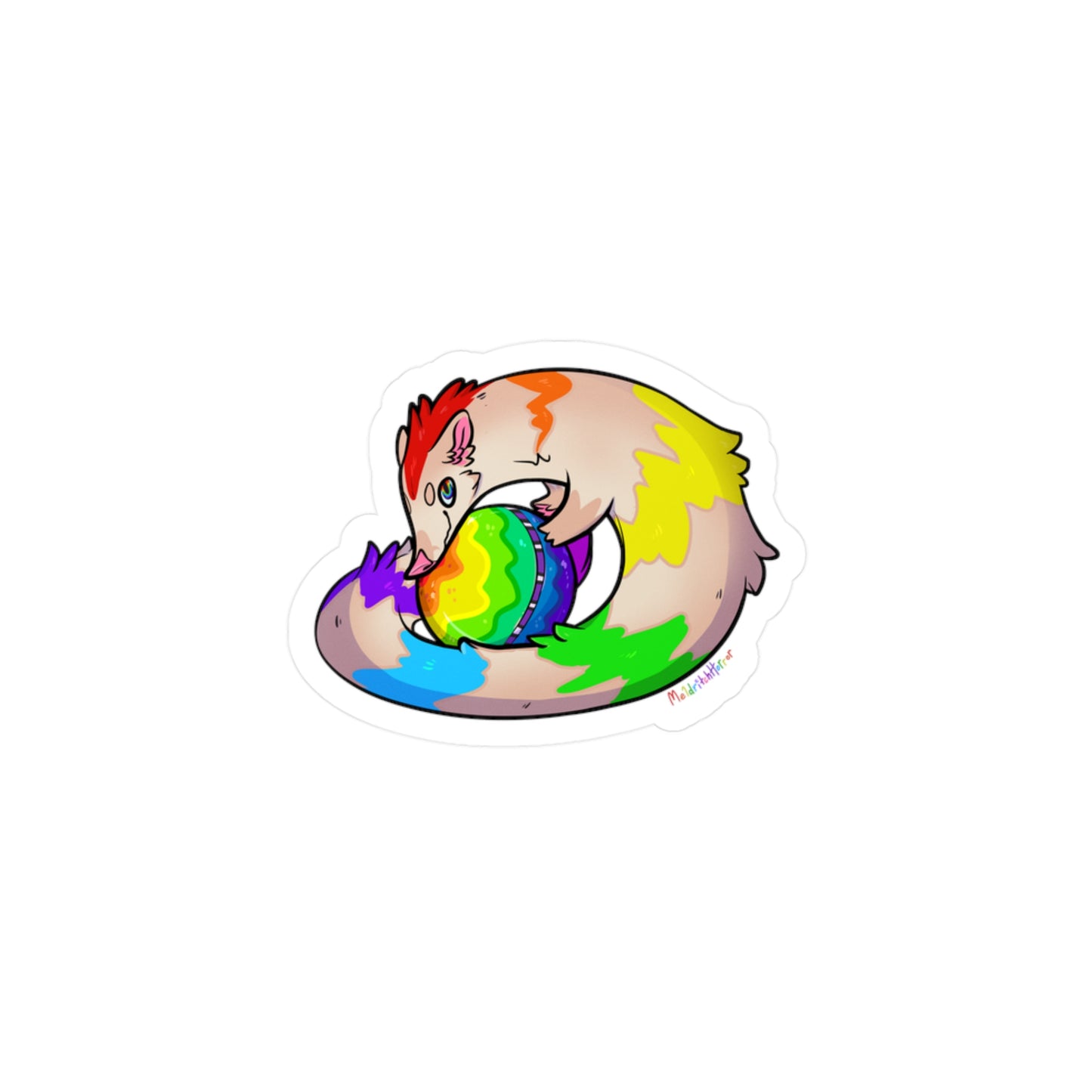 "Beezle" Vinyl Sticker - Funfetti