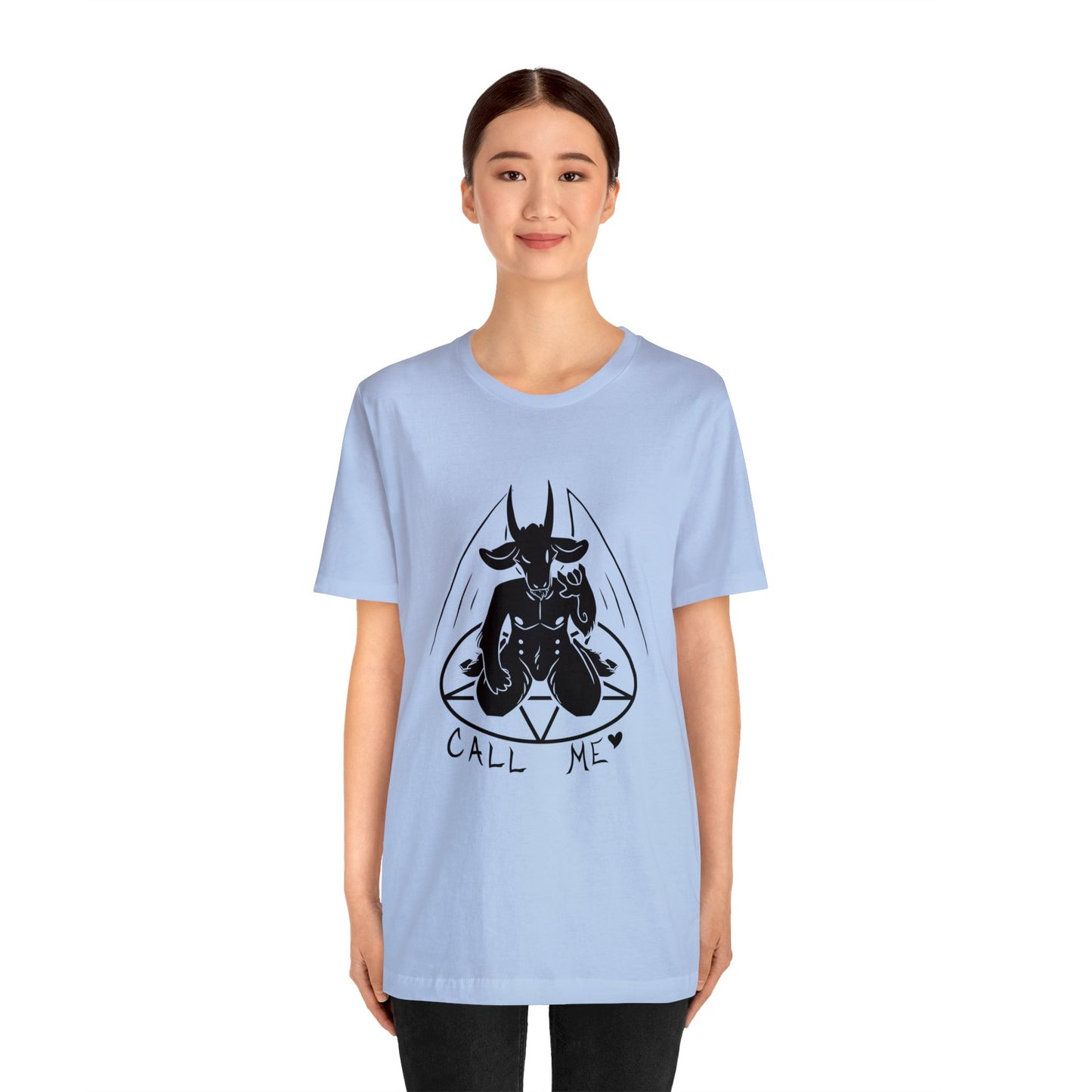 "Call Me" Unisex T-Shirt - Black Print